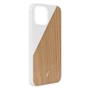 Kép 3/4 - Native Union Clic Wooden, wht - iPhone 12 Pro Max