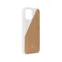 Kép 3/4 - Native Union Clic Wooden, white - iPhone 12 mini