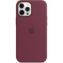 Kép 1/3 - iPhone 12 Pro Max Silicone Case with MagSafe - Plum