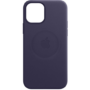 Kép 1/3 - iPhone 12 | 12 Pro Leather Case with MagSafe - Deep Violet