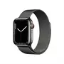 Kép 1/2 - Apple Watch S7 Cellular, 45mm Graphite Stainless Steel Case with Graphite Milanese Loop