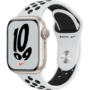 Kép 1/2 - Apple Watch Nike S7 GPS, 41mm Starlight Aluminium Case with Pure Platinum/Black Nike Sport Band - Regular