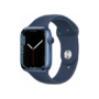 Kép 1/2 - Apple Watch S7 GPS, 45mm Blue Aluminium Case with Abyss Blue Sport Band - Regular