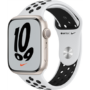 Kép 1/2 - Apple Watch Nike S7 GPS, 45mm Starlight Aluminium Case with Pure Platinum/Black Nike Sport Band - Regular