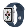 Kép 1/2 - Apple Watch SE (v2) GPS, 40mm Silver Aluminium Case with Abyss Blue Sport Band - Regular