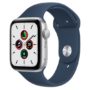 Kép 1/2 - Apple Watch SE (v2) GPS, 44mm Silver Aluminium Case with Abyss Blue Sport Band - Regular