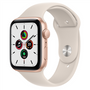 Kép 1/2 - Apple Watch SE (v2) GPS, 44mm Gold Aluminium Case with Starlight Sport Band - Regular