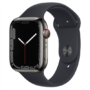 Kép 1/2 - Apple Watch S7 Cellular, 45mm Graphite Stainless Steel with Midnight Sport Band - Regular