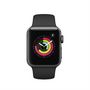 Kép 1/3 - Apple Watch Series 3 GPS, 38mm Space Grey Aluminium Case with Black Sport Band