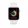 Kép 2/3 - Apple Watch Series 3 GPS, 38mm Silver Aluminium Case with White Sport Band