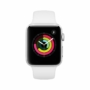 Kép 2/2 - Apple Watch Series 3 GPS, 42mm Silver Aluminium Case with White Sport Band