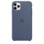 Kép 3/6 - iPhone 11 Pro Max Silicone Case - Alaskan Blue