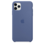 Kép 3/6 - iPhone 11 Pro Max Silicone Case - Linen Blue