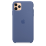 Kép 5/6 - iPhone 11 Pro Max Silicone Case - Linen Blue