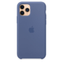 Kép 5/6 - iPhone 11 Pro Silicone Case - Linen Blue