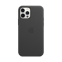 Kép 3/4 - iPhone 12 | 12 Pro Leather Case with MagSafe - Black