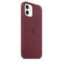 Kép 2/3 - iPhone 12 | 12 Pro Silicone Case with MagSafe - Plum