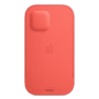 Kép 4/4 - iPhone 12 | 12 Pro Leather Sleeve with MagSafe - Pink Citrus