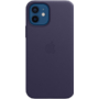 Kép 2/3 - iPhone 12 | 12 Pro Leather Case with MagSafe - Deep Violet