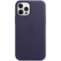 Kép 3/3 - iPhone 12 | 12 Pro Leather Case with MagSafe - Deep Violet
