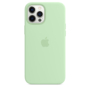 Kép 2/2 - iPhone 12 Pro Max Silicone Case with MagSafe - Pistachio