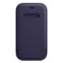 Kép 3/4 - iPhone 12 | 12 Pro Leather Sleeve with MagSafe - Deep Violet