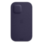 Kép 4/4 - iPhone 12 | 12 Pro Leather Sleeve with MagSafe - Deep Violet