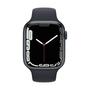Kép 2/2 - Apple Watch S7 GPS, 45mm Midnight Aluminium Case with Midnight Sport Band - Regular