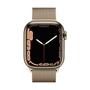 Kép 2/2 - Apple Watch S7 Cellular, 45mm Gold Stainless Steel Case with Gold Milanese Loop