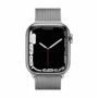 Kép 2/2 - Apple Watch S7 Cellular, 45mm Silver Stainless Steel Case with Silver Milanese Loop