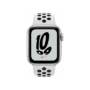 Kép 2/2 - Apple Watch Nike SE (v2) Cellular, 40mm Silver Aluminium Case with Pure Platinum/Black Nike Sport Band - Regular